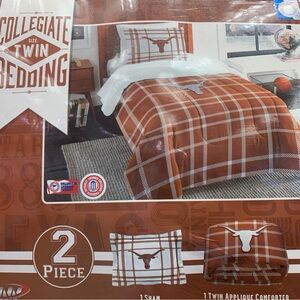 Collegiate Texas Longhorns Twin 2 Piece Comforter Set